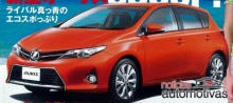 Изображения обновленного Toyota Auris попали в сеть