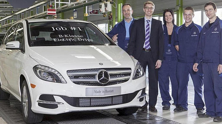 Mercedes-Benz начал производство нового электромобиля