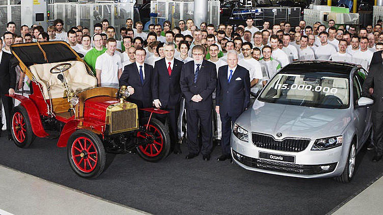 Skoda выпустила 15 миллионов автомобилей Skoda выпустила 15 миллионов автомобилей