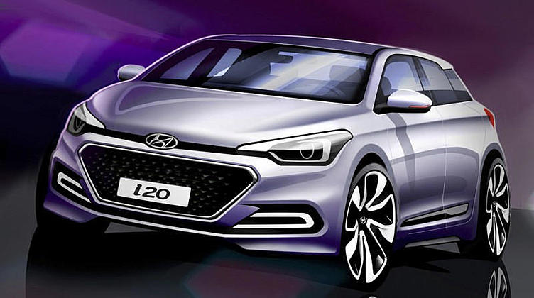 Hyundai показала кусочек нового i20 Hyundai показала кусочек нового i20