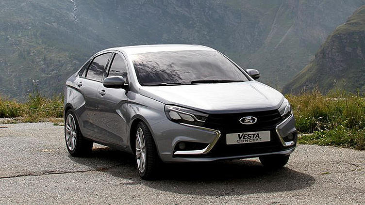 Lada Vesta впервые попала в ДТП