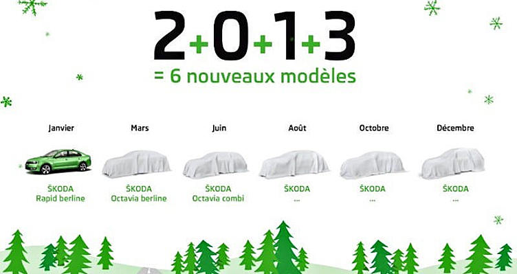 Календарь новинок 2013 от Skoda Календарь новинок 2013 от Skoda