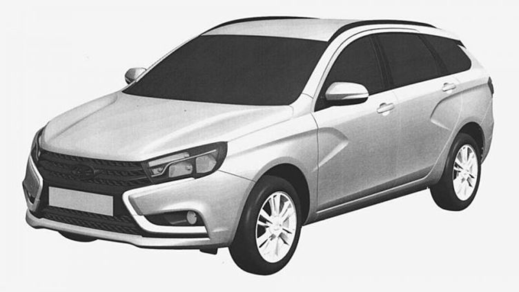 В Сеть попали первые снимки серийного универсала Lada Vesta