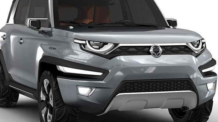 Новый кроссовер SsangYong вспомнает своих дедов Новый кроссовер SsangYong вспомнает своих дедов