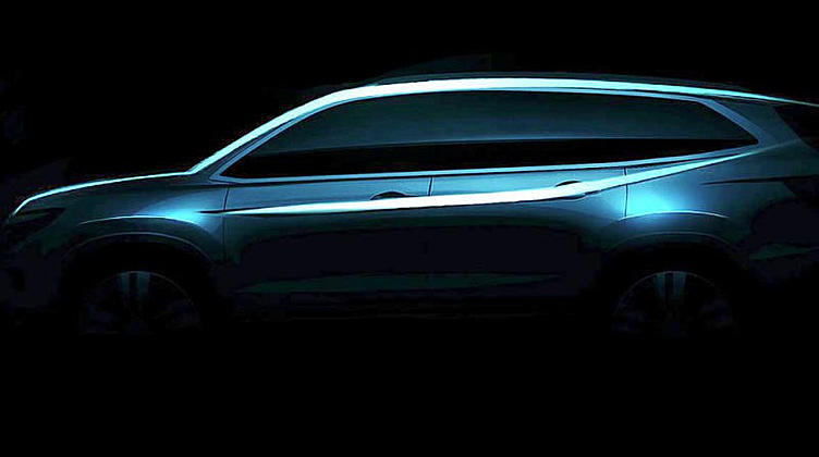 Honda приоткрыла ширму за новым Pilot Honda приоткрыла ширму за новым Pilot