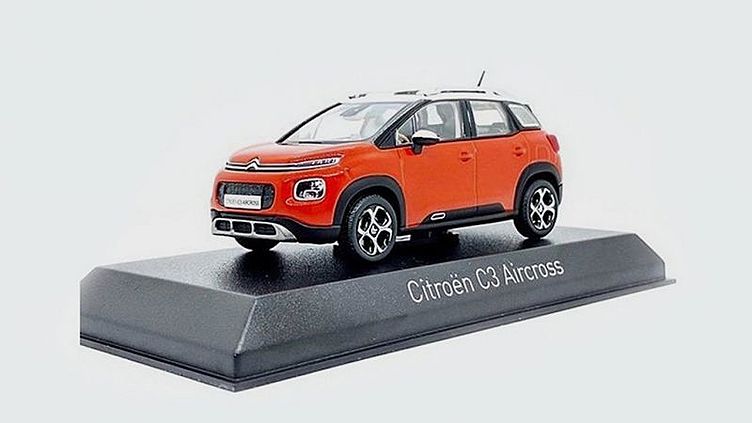 Дизайн нового кроссовера Citroen раскрыли на игрушечной машинке