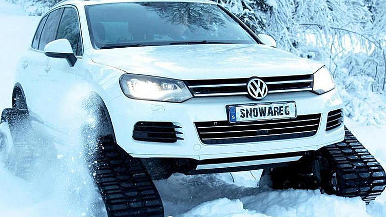 VW Snowareg построили для Санта-Клауса в Швеции VW Snowareg построили для Санта-Клауса в Швеции