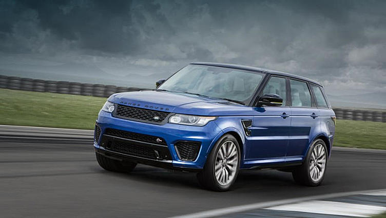 Рекордный внедорожник Range Rover Sport SVR сбросил камуфляж