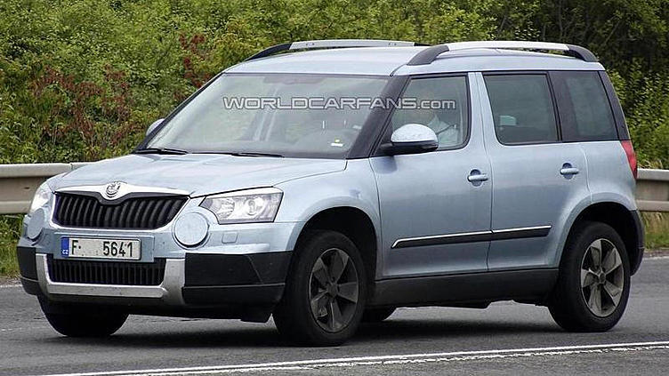 Skoda Yeti готовится к рестайлингу Skoda Yeti готовится к рестайлингу