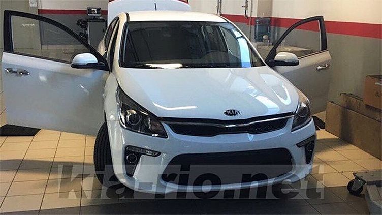 Появились фотографии нового российского Kia Rio Появились фотографии нового российского Kia Rio