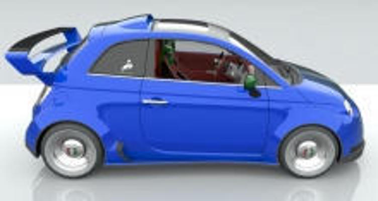 Fiat 500 снабдят 550-сильным двигателем от Ferrari 458 Italia Fiat 500 снабдят 550-сильным двигателем от Ferrari 458 Italia