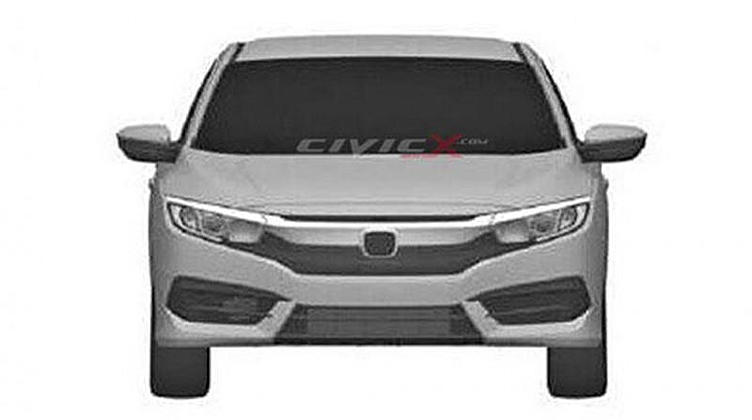 Новый Honda Civic засветился на патентных изображениях Новый Honda Civic засветился на патентных изображениях