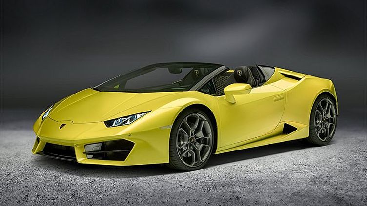 Родстер Lamborghini Huracan стал заднеприводным