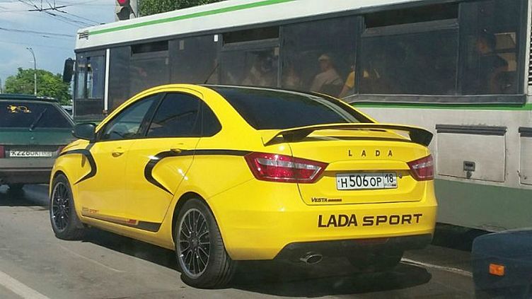 В Тольятти сфотографировали «спортивную» версию Lada Vesta