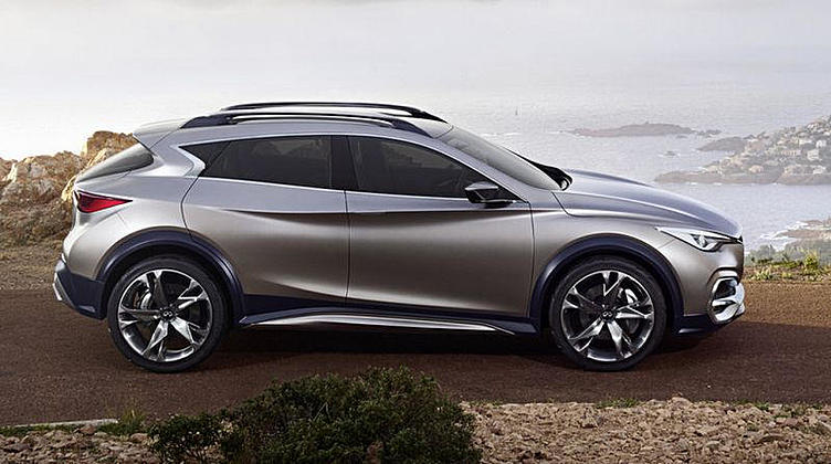 Небольшой кроссовер Infiniti покажут в ноябре Небольшой кроссовер Infiniti покажут в ноябре