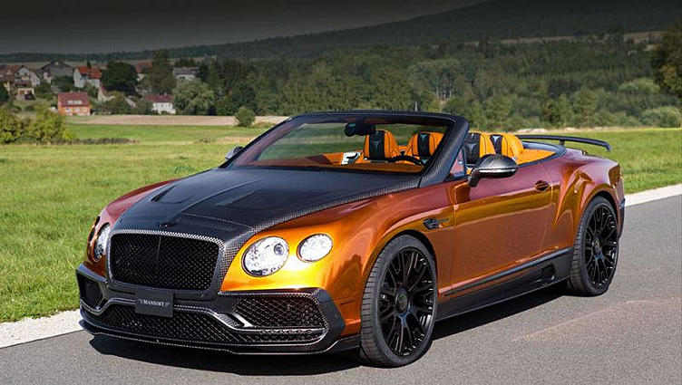 Бюро Mansory сделало кабриолет Bentley Continental динамичнее