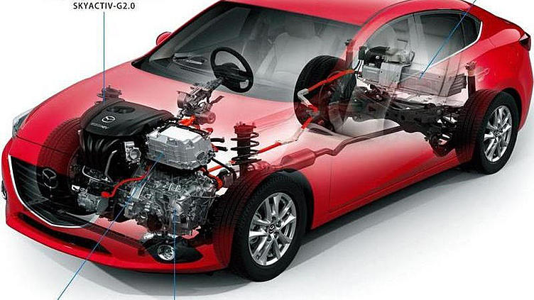 Mazda3 превратили в гибрид Mazda3 превратили в гибрид