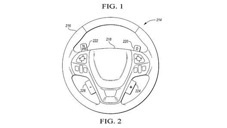 Ford запатентовал управление передачами при помощи рулевого колеса Ford запатентовал управление передачами при помощи рулевого колеса