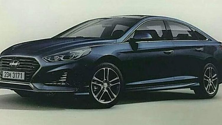Появилось первое изображение обновленной Hyundai Sonata Появилось первое изображение обновленной Hyundai Sonata