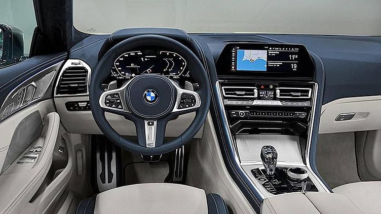 Раскрыт интерьер BMW восьмерки ГранКупе Раскрыт интерьер BMW восьмерки ГранКупе