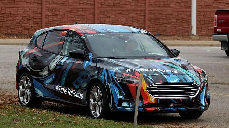 Новый Ford Focus сфотографировали почти без камуфляжа Новый Ford Focus сфотографировали почти без камуфляжа