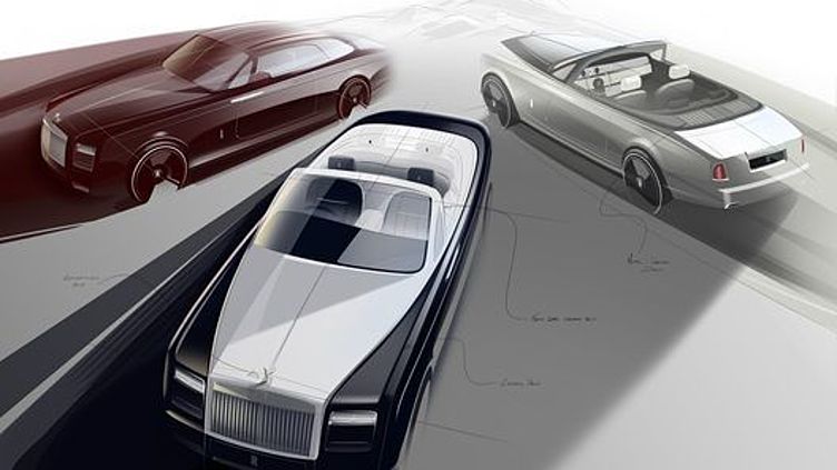 Rolls-Royce проводит модель Phantom Rolls-Royce проводит модель Phantom