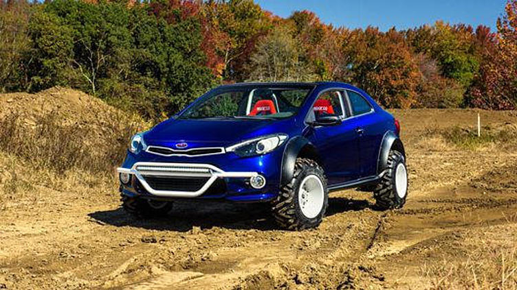 Купе Kia превратилось в экстремальный внедорожник Купе Kia превратилось в экстремальный внедорожник