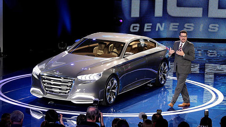 Hyundai привезла в Детройт экстравагантный прототип премиум-седана Hyundai привезла в Детройт экстравагантный прототип премиум-седана