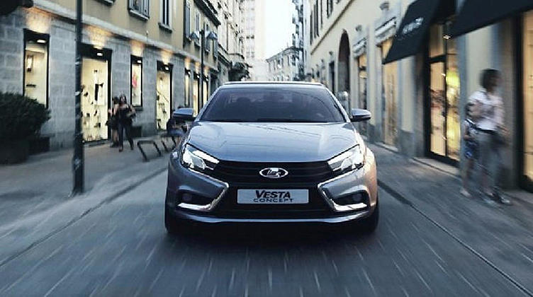 Россиян попросили выбрать цвета для новой Lada Vesta