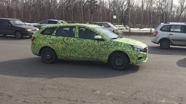 Универсал Lada Vesta попался на дорогах Тольятти Универсал Lada Vesta попался на дорогах Тольятти