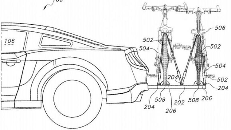 Ford запатентовал крепление для велосипеда как у Opel Ford запатентовал крепление для велосипеда как у Opel