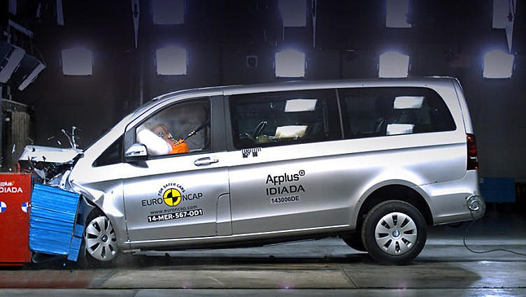 Nissan X-Trail и Mercedes V-класса стали отличниками Euro NCAP