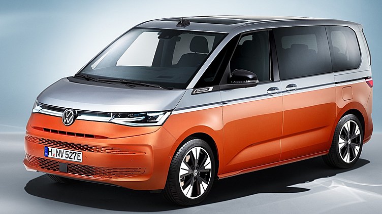 Новый Volkswagen T7 представили в версии гибридный Multivan