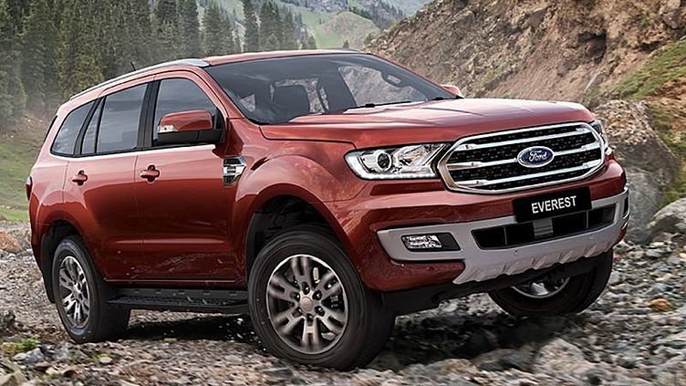 Ford обновил рамный внедорожник Everest Ford обновил рамный внедорожник Everest