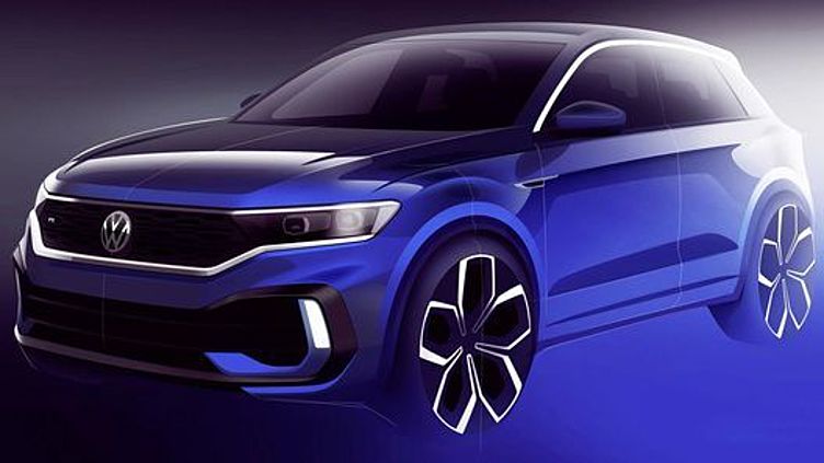 Заряженный кроссовер Volkswagen T-Roc R - первое изображение Заряженный кроссовер Volkswagen T-Roc R - первое изображение