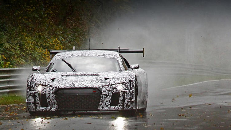Прототипы Porsche 911 RSR и Audi R8 LMS вывели на Нюрбургринг Прототипы Porsche 911 RSR и Audi R8 LMS вывели на Нюрбургринг