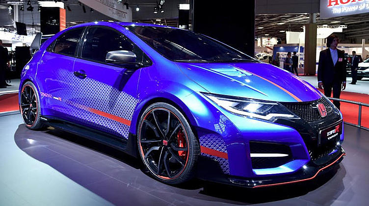 Honda покажет серийный Civic Type R на автосалоне в Женеве