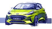 Hyundai показал первое изображение хэтчбека i10