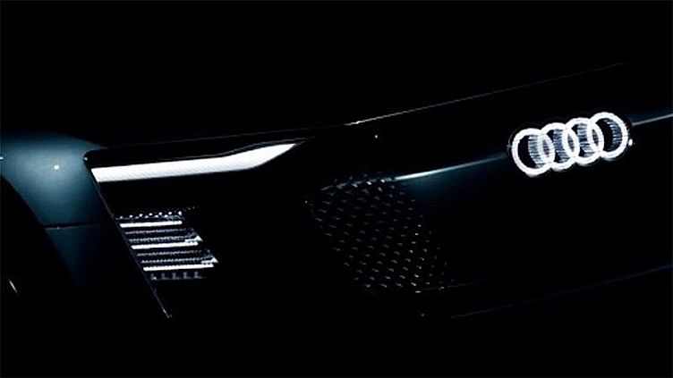 Audi привезет в Шанхай электрокар со светящимся логотипом Audi привезет в Шанхай электрокар со светящимся логотипом