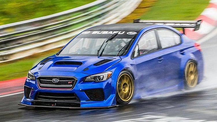 Subaru сделали 600-сильный WRX STI для рекорда Нюрбургринга