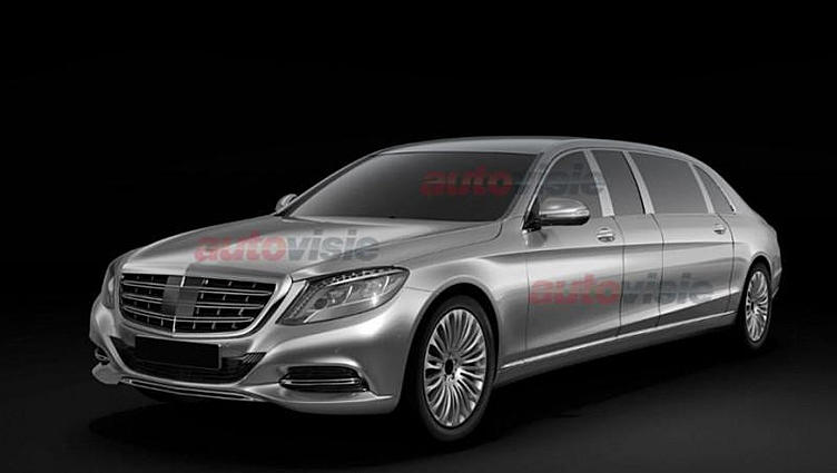 Обнародованы патентные снимки седана Mercedes S-класса Pullman