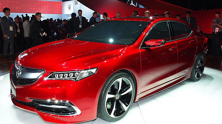 Серийный седан Acura TLX представят в Нью-Йорке