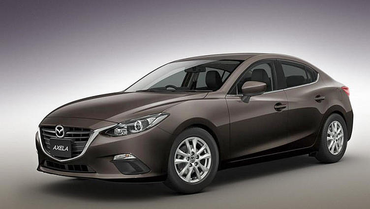 Японцы представили модель Mazda Axela Hybrid