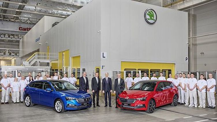 Первый хэтчбек Skoda Scala сошел с конвейера