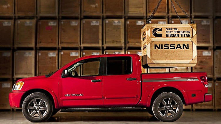 Пикап Nissan Titan впервые получит дизель V8