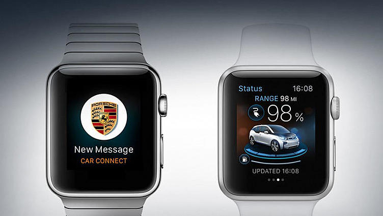 BMW и Porsche подружили свои машины с Apple Watch