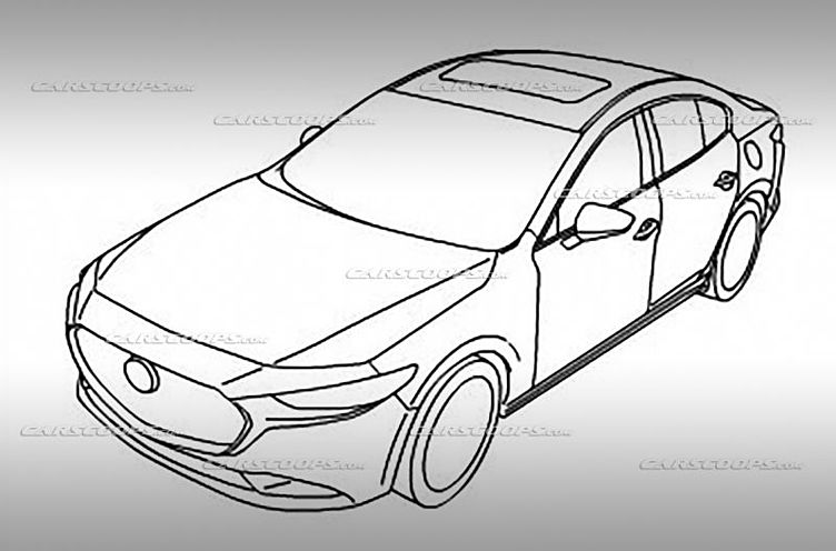 Появились первые изображения новой Mazda 3