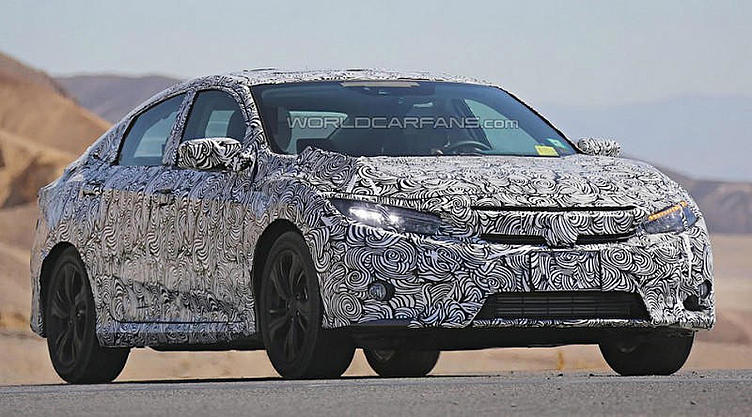 Новый седан Honda Civic обзаведется светодиодными фарами Новый седан Honda Civic обзаведется светодиодными фарами