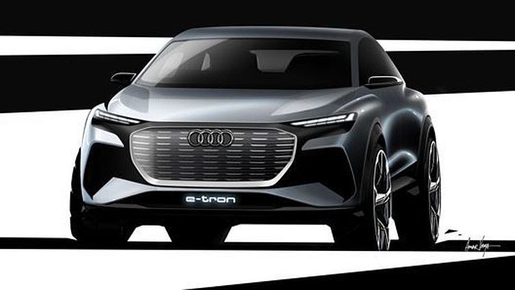 Audi готовится к премьере нового кроссовера Q4 e-tron Audi готовится к премьере нового кроссовера Q4 e-tron