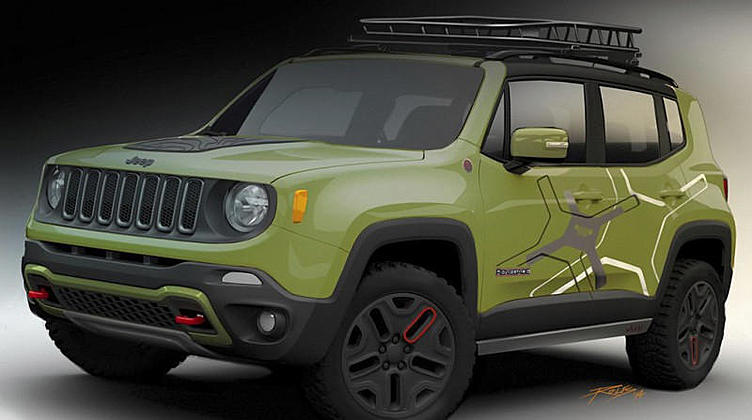 Ателье Mopar покажет в Детройте две собственных версии Jeep Renegade